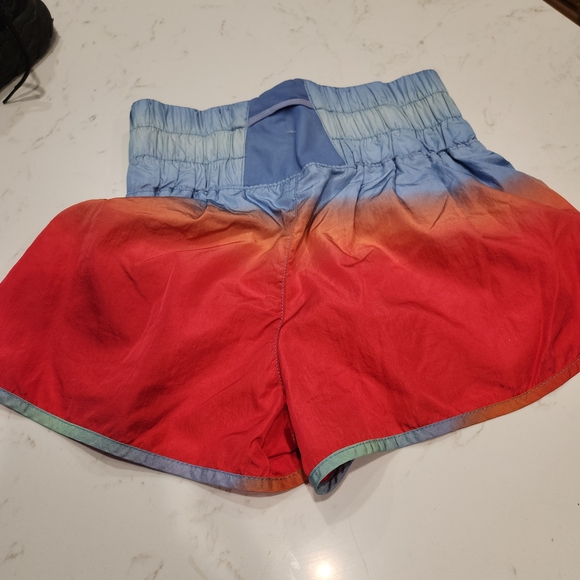 FP Movement by Free People Red and Blue Ombre Shorts - Picture 7 of 9
